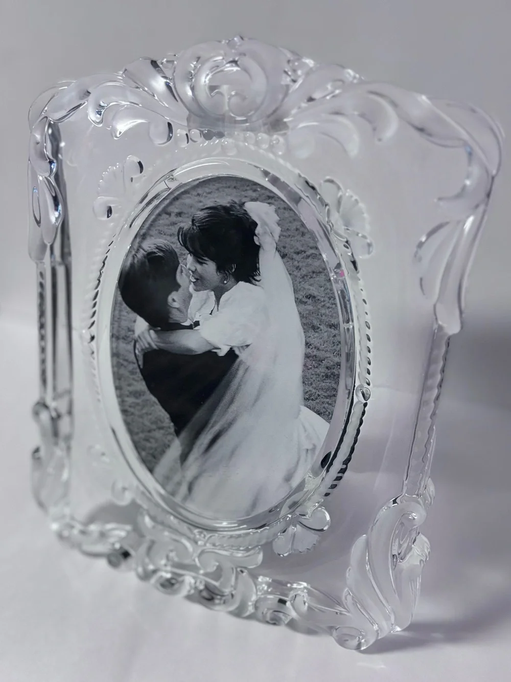 Mikasa Made in Germany Crystal Picture Frame 90s glamour home decor